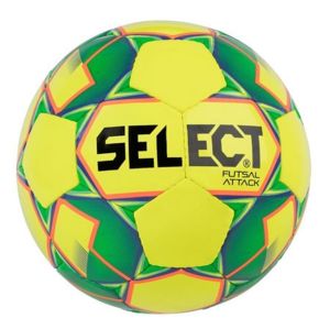 futsalový lopta Select FB Futsal Attack žlto zelená